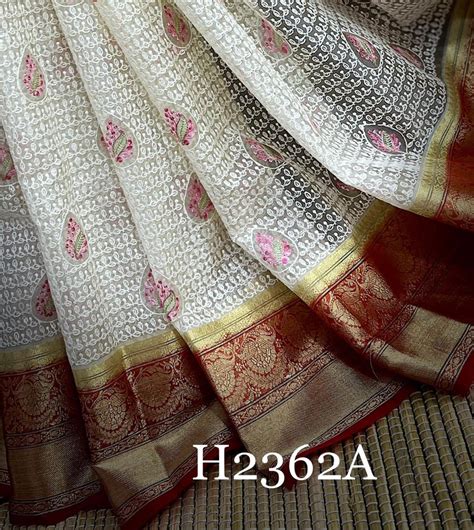 CHIKANKARI WORK sarees