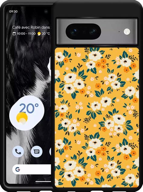 Google Pixel Hardcase Hoesje Vintage Bloemenprint Designed By Cazy