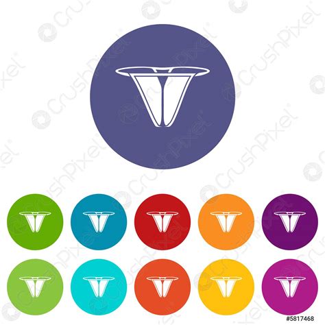 Modern Bikini Icons Set Vector Color Stock Vector 5817468 Crushpixel