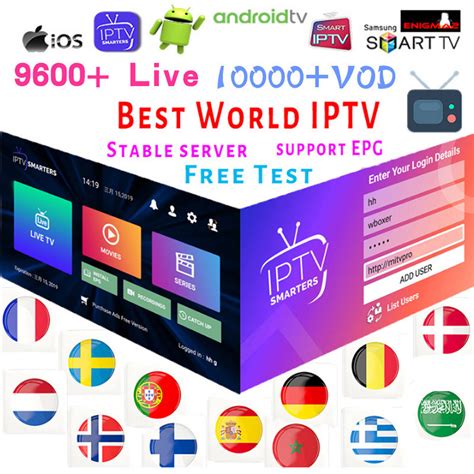 Global Iptv Subscription Europe Germany France Portugal Israel Brazil