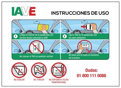 Tag IAVE Tarjeta CAPUFE Recarga Pase Para Casetas De Autopistas Traza