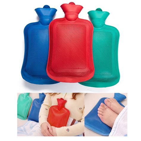 1 Rubber Heat Water Bag Hot Cold Warmer Relaxing Bottle Bag Therapy ...