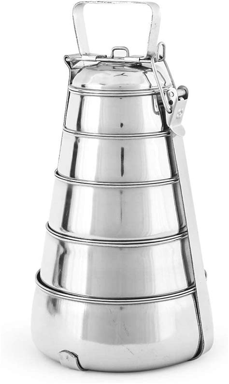 Buy Kitchen Connect Heavy Stainless Steel Pyramid Fully Polished 5 Tier