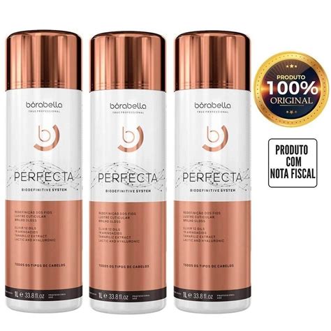 Kit 3 Unidades Borabella Perfecta Bio Definitive 12 Oils 1L No Magalu