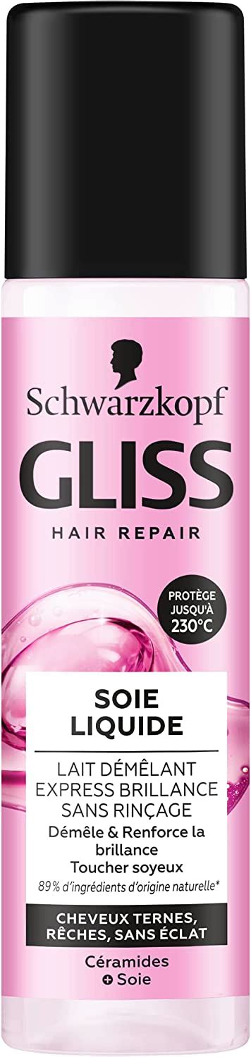 Schwarzkopf Gliss Lait D M Lant Express Brillance Soie Liquide