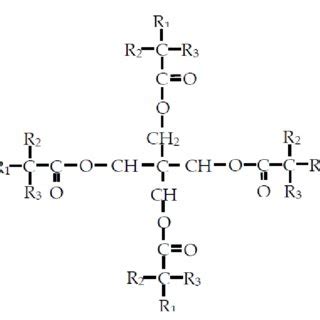 Synthetic ester structure | Download Scientific Diagram