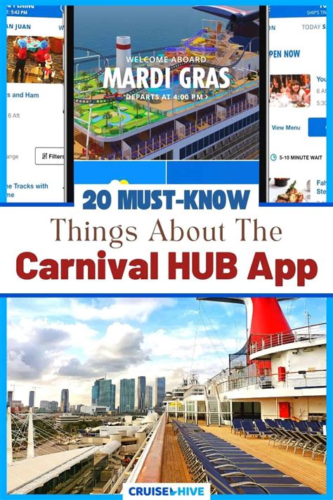 20 Must-Know Things About The Carnival Hub App