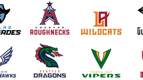 Xfl Team Logos And Names Revealed Resetera