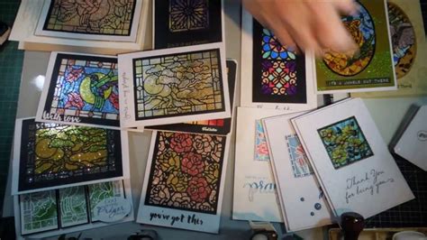 Stained Glass Cards Youtube