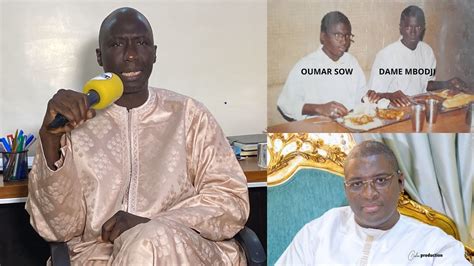 D C S Du Directeur De L Urbanisme Oumar Sow Mouvant T Moignage De