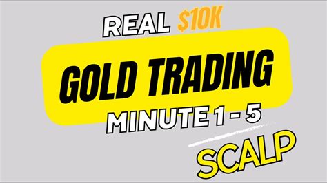 Gold Xauusd Scalping Xauusd Youtube