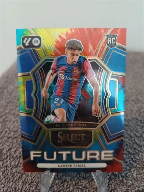 2023 24 PANINI SELECT La Liga Lamine Yamal Future Tie Dye Prizm Recrue