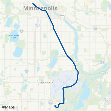 Metro Transit Blue Metro Light Rail Minneapolis Saint Paul