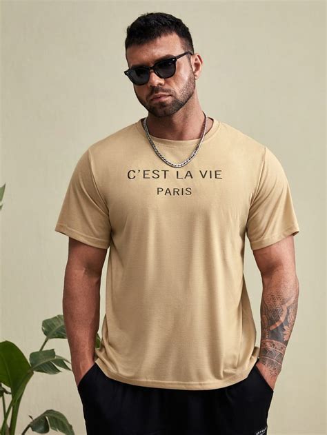 Men Letter Graphic Tee Stylish Men S T Shirt