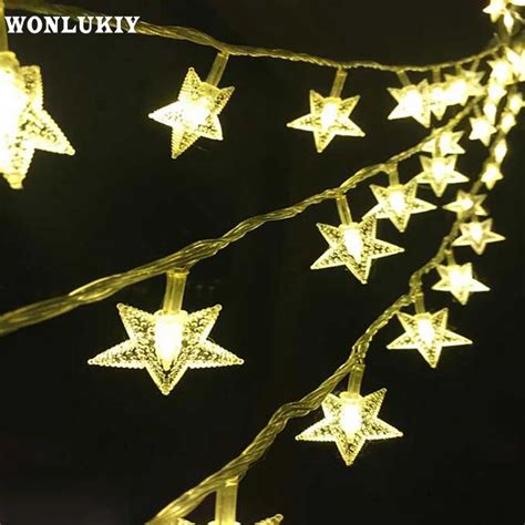 M Leds Star String Light Colorful Holiday Lighting Outdoor Indoor