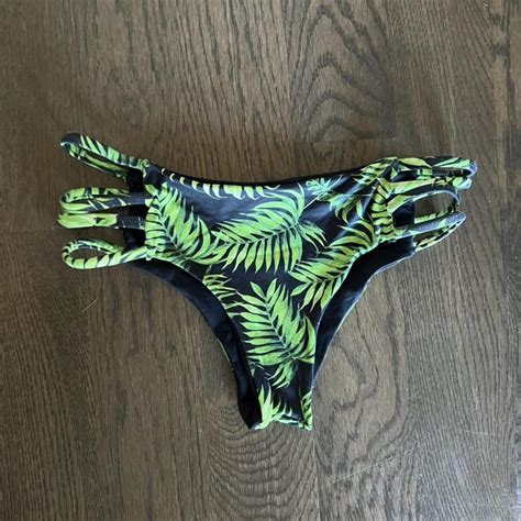 San Lorenzo Bikini Bottoms Size Small Best Print Depop