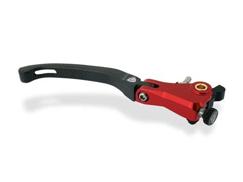 LBR04 CNC RACING BRAKE LEVER FOLDING RED RACE CARBON MV AGUSTA BRUTALE