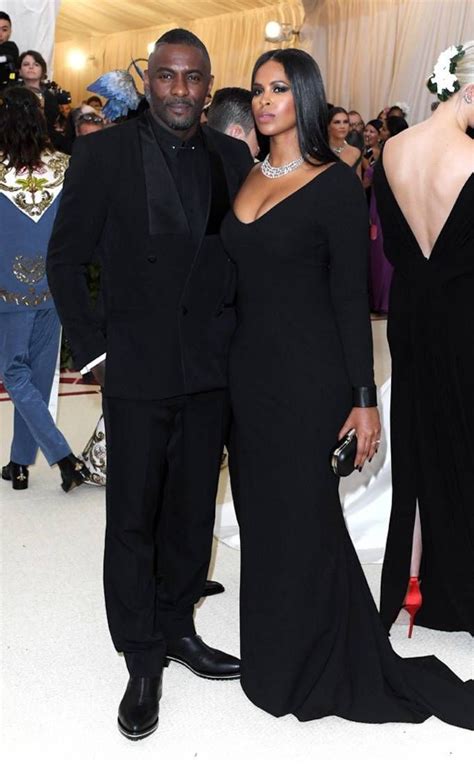 Idris Elba And Sabrina Dhowre From 2018 Met Gala Red Carpet Couples E