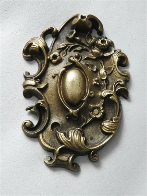 Cache Clou Piton Bronze Embrasse Cadre Ancien Tableau Noeud Fronton