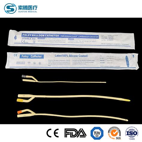 Sunton China Medical 3 Way 2 Way Latex Foley Pediatric Individual Box