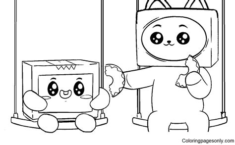 Lankybox Roblox Coloring Pages Coloring Pages