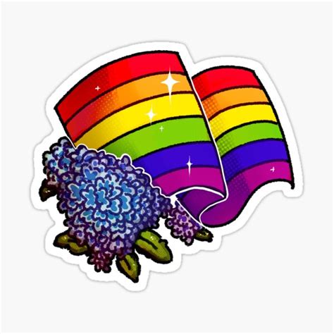 Gay Pride Flag Sticker For Sale By Atomizer01 Redbubble