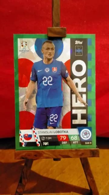 Carta Topps Euro Match Attax Emerald Hero Svk Stanislav Lobotka