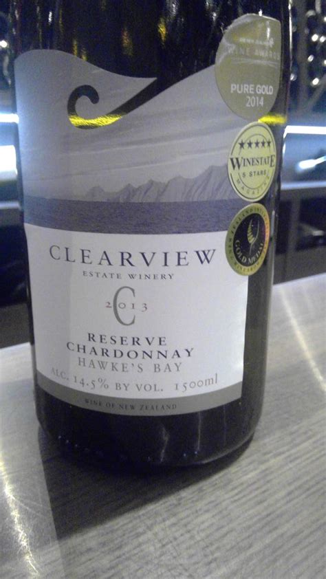 Clearview Estate Chardonnay Reserve New Zealand North Island