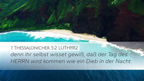 1 Thessalonicher 5 2 LUTH1912 Desktop Wallpaper Denn Ihr Selbst