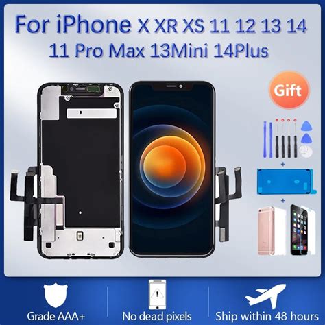 Oled Display Für Iphone X Xr Xs 11 12 13 14 11 Pro Max 13mini 14plus Incell Bildschirm Ersatz