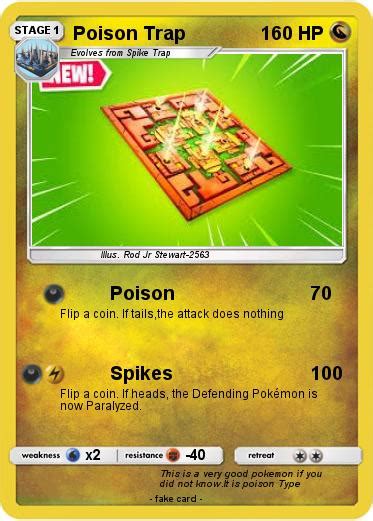 Pokémon Poison Trap Poison My Pokemon Card