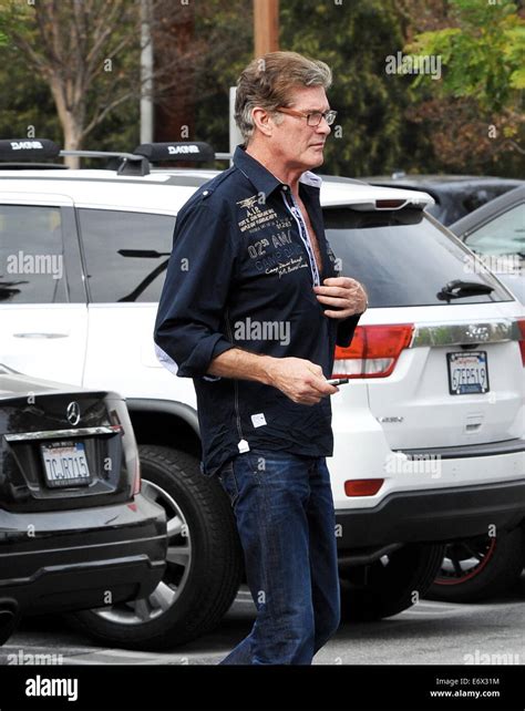 Former Baywatch Star David Hasselhoff Shows Off A Toned Physique At Age 61 As He Shops At Bed