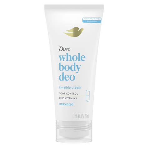 Dove Whole Body Deo Cream - Unscented - Shop Deodorant & antiperspirant ...