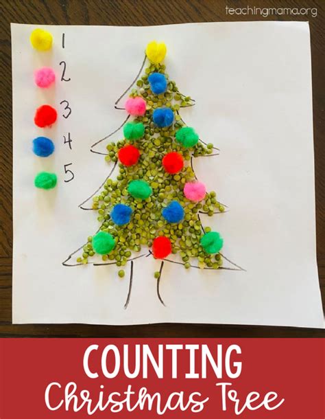 Counting Christmas Tree - Teaching Mama