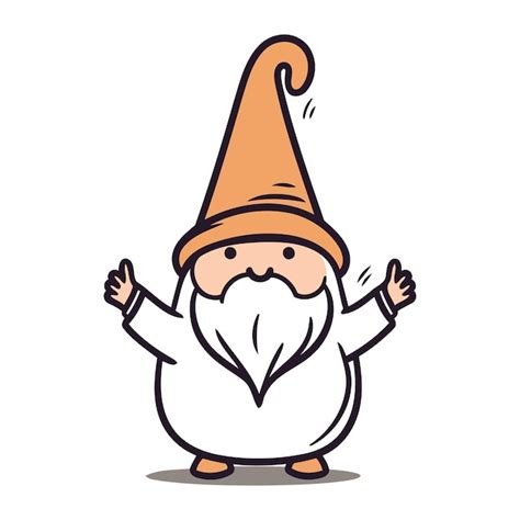 Premium Vector | Garden gnome vector illustration cartoon gnome ...