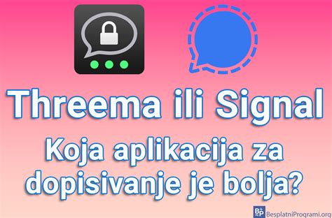 Koja Aplikacija Za Dopisivanje Je Bolja Threema Ili Signal