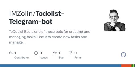 Github Imzolin Todolist Telegram Todolist Is One Of Those