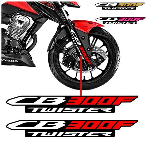 Adesivo Bengala Vermelho Twister Cb F F Moto Vermelha Dourada