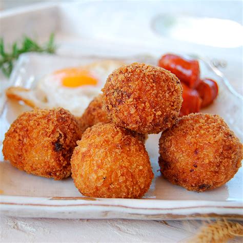 Croqueta De Chistorra Y Huevo Frito Sabor Peninsular