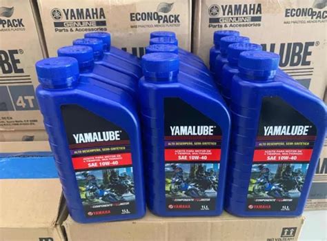 Caja Litros Aceite Yamalube W Semi Sintetico Atv Moto