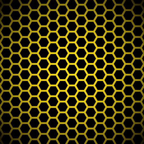 Dark Yellow Honeycomb Background Texture Vector Modern Honeycomb