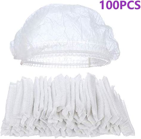 Nuluxi Bonnet de Douche Imperméable Clair Casquette Jetable