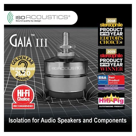 IsoACOUSTICS GAIA III 8 Bucati Sau 2 Seturi Audioweb