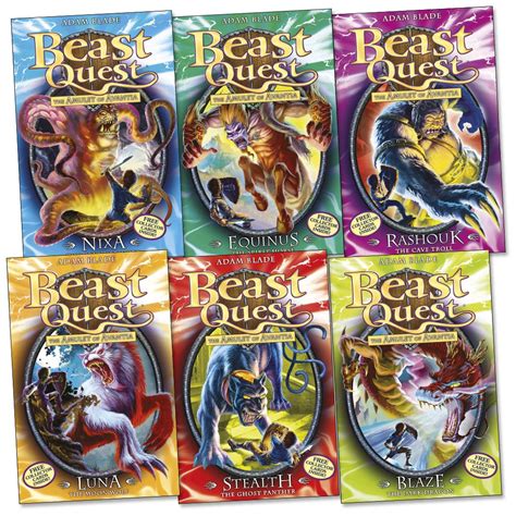 Beast Quest Series 4 6 Books Rrp £2994 Blaze The Ice Dragon