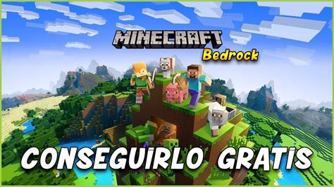 Como Descargar Minecraft Bedrock Ultima Version Gratuitamente D Youtube