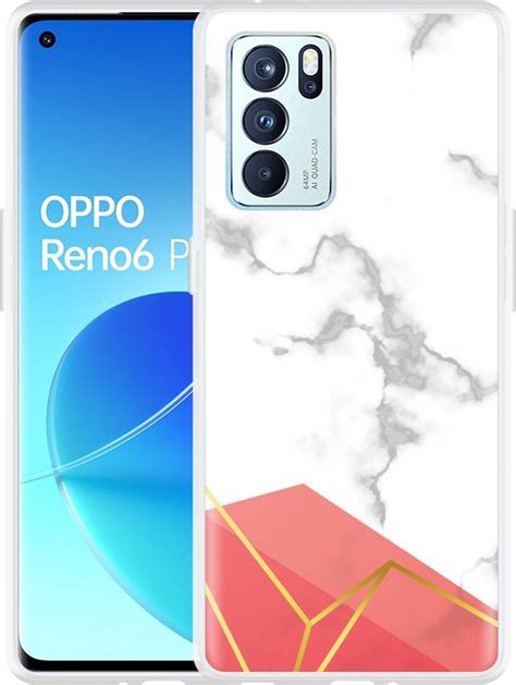 Oppo Reno6 Pro 5G Hoesje Trendy Marmer Designed By Cazy Bol