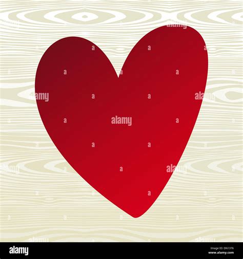 Retro Love Heart Wood Background Stock Vector Images Alamy