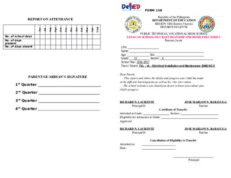 Doc Form 138 A Shs Tvl