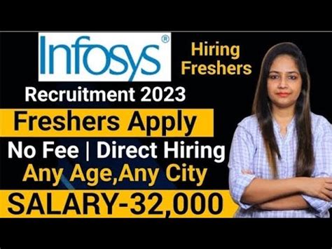 Infosys Recruitment 2023 Infosys Hiring Freshers Infosys Vacancy Work