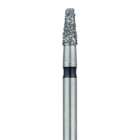 845RH 018 FG Tapered Round Edge Diamond Bur 1 8mm Ø Super Coarse 1